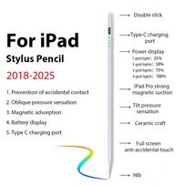 For Pencil For Ipad A16 10 9 8th 10th 9th Generation Pro 13 M4 12.9 Air 11 M3 M2 5 4 3 Mini 7 6 Stylus Pen Touch Pens balta