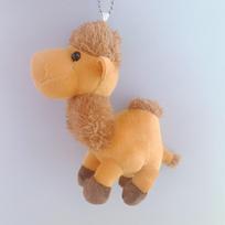 Plush Camel & Alpaca Keychain - Cartoon Animal Doll Pendant Gift 15 cm