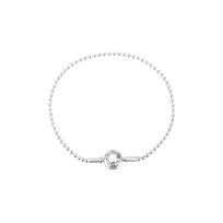 Pandora Essence serijos Taškuota pagrindinė grandinėlės apyrankė Moteriška apyrankė Sidabrinė 596002 Box,19cm