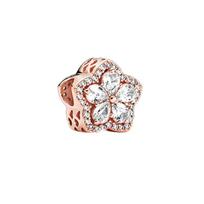Pandora Snaigės Švytintis Pavé Pakabukas Moteriškas Pakabukas Rožinio Aukso 789224C01 Box,Rose Gold