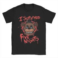 2026 Five Nights at Freddy's Freddy Fazbear's Pizza Marškinėliai trumpomis rankovėmis Unisex Madingi marškiniai vyrams ir moterims 4XL