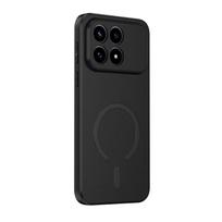 Ožkos odos belaidžio įkrovimo dėklas, skirtas xiaomi POCO F8 Pro F8 Ultra X8 PRO MAX M8 PRO MAX, su įmontuota magnetine juostele, apsauginis dangtelis POCO X8 PRO juoda