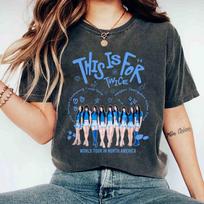 Retro Twice Šis marškinėlis pasaulio turui, Twice narių Kpop marškinėlis, Twice pasaulio turo marškinėlis, Twice TEN Istorija tęsiasi marškinėlis, Dovana Once 4XL