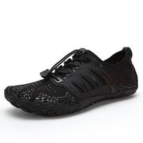 Aqua Shoes Moteriški batai basomis kojomis Paplūdimio batai Upstream Batai Orui pralaidūs sportiniai batai Quick Dry River Sea vandens sporto batai Hiki 35 juoda