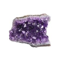 Natūralus ametisto geodo riekelės ornamentas - Kristalinis rankdarbis sandėlyje 10-20g natūrali