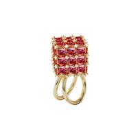 Swarovski Curiosa kokteilinis žiedas Moteriški žiedai 5599807 Orange,55