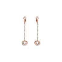Swarovski Generation Segtukai Auskarai Moteriški Rožinio Aukso 5636508 Rose Gold,F