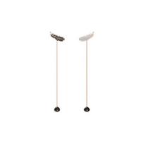 Swarovski Plunksnos Auskarai Moteriški auskarai Juodi 5495373 Box+Shopping Bag (Random Color)