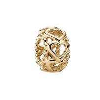 Pandora Atverk savo širdį 14K aukso pakabukas Unisex pakabukas 750813 Gold