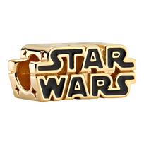 Pandora Star Wars Series Shining 3D Logo Charm Men Charm Gold 769247C01 Gold