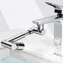 Besukiojantis maišytuvo priedas, Robotizuotos rankos maišytuvo adapteris, Besukiojantis maišytuvas 2 purškimo režimai Universalus besisukiojantis Silver