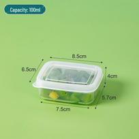 Fruit Bento Box with Compartments - Portable & Food-Grade, Ideal for Kids' School, Picnics, Outings, Fresh-Keeping.