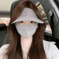 Full Face UV Protection Sunshade Mask - Breathable Outdoor Facekini