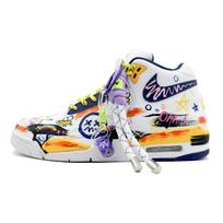 Nike Flight Legacy Neslystantys vidutinio aukščio senoviniai krepšinio batai Vyriški Balti BQ4212-102(Team173-) 44.5