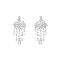 Swarovski Gema Segtukai Įvairiai Pjauti Auskarai Moteriški Auskarai Sidabriniai 5639329 Silver,F