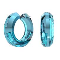 Swarovski Simple Lucent Dideli auskarai lankeliai Moteriški auskarai Mėlyni 5629220 Box (Random Color)