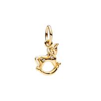 Pandora purtyto vienaragio pakabukas Moteriškas pakabukas Auksas 762978C01 Box