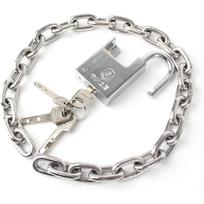 Saugumo grandinės ir spynos rinkinys, Grandininės spynos, Grandinės ilgis su 2 colių (40 mm) atsparia pjūviui spyna dviračiams, spintelėms, dokumentų spintoms, drabužių spintoms Length/50 cm