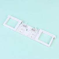 Tualeto sėdynės dangčio tvirtinimo plokštelė Sagtis Tvirtinimo detalės Plėtimosi varžtai Praustuvo dangčiui Closestool dangčiui Tvirtinamos dalys S17 fixed plate