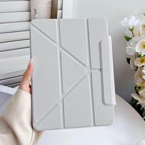 Išmanusis dėklas iPad A16 11-os kartos, iPad Air11 13 colių M2 M3 mini6/7, ipad Air5 4-os kartos, air 6-os kartos, Pro11, 10-os, 9-os, 8-os, 7-os, 10.2 Dangtelis 10.2 7th 8th 9th pilka spalva