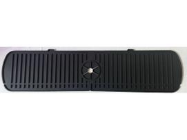 Silikoninis kriauklės kilimėlis ir apsauga nuo purslų virtuvės maišytuvams Small (35cm) juoda