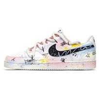 Nike Court Vision 1 Firework Rhyme žemi krepšinio/riedlenčių batai vyriški DH2987-101(Komanda256-) 44.5
