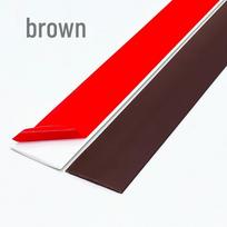 Lipni PVC grindų krašto ir slenksčio perėjimo juosta 4 cm Wide (per Meter) kava