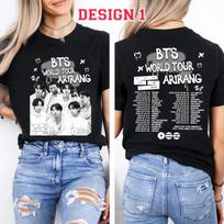 2026 Kpop berniukų grupės nario marškinėliai, Kpop bliuzonas, koncertinis gobtuvas, Kpop dovana, pasaulinės gastroles atributika, Arirang Kpop Bangtan, gerbėjų dovanos idėja 4XL
