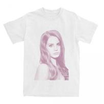 Lana Del Rey T-Shirts for Men Leisure Pure Tee Shirt O Neck Short Sleeve T Shirt Graphic Tops Summer T-Shirts 4XL