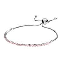 Pandora 925 sidabro apyrankė Rožinės moteriškos apyrankės 590524PCZ-OP Box,23CM