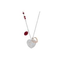 Swarovski Duo Širdelė Meilės Pakabukas Karoliai Moteriški karoliai Sidabriniai 5139473 Box (Random Color)