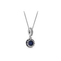 Pandora Vast Galaxy Set 925 Silver Necklace Women necklace Dark-Blue ZT0610-2 Box