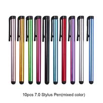 10 vnt. Universalūs lietimui jautrių ekranų rašikliai-stylus, talpinio ekrano rašiklis, išmaniojo telefono pieštukas, skirtas iPad, Samsung/Visam telefonui, planšetiniam kompiuteriui