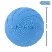 DOG-O-SOAR Kramsčiai atsparus plaukiojantis šuns frisbio žaislas orange