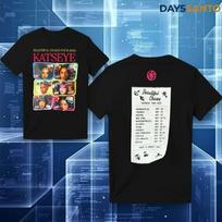 K Pop Tops Katseye T Shirt Beautiful Chaos 2025 Tour Shirt Casual Loose Print Cotton Fashion Tee Unisex Fans Gift 4XL