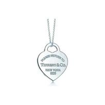 Tiffany & Co. Return To Tiffany Širdies Pakabukas Karoliai Moteriški karoliai Sidabriniai 19611566 Box