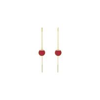 Swarovski Ginger Lašo formos Auksinio atspalvio Auskarai Moteriški auskarai Raudoni 5642945 Box (Random Color)