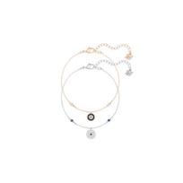 Swarovski Crystal Wishes Piktos akies apyrankė su įvairių metalų apdaila Moteriška apyrankė 5528199 Box+Shopping Bag (Random Color)
