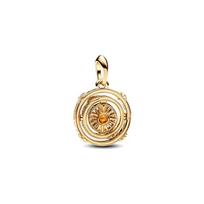 Pandora Game Of Thrones serijos besisukantis žvaigždės ciferblato pakabukas Moteriškas pakabukas Auksinis 762971C01 F,Gold