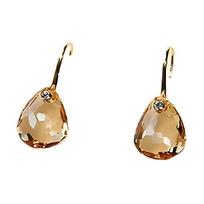 Swarovski Parallele Logotipo Dizaino Kristaliniai Auskarai Moteriški Auskarai Auksiniai 5192315 Box (Random Color)