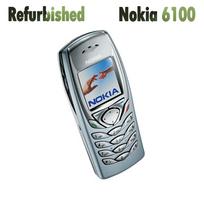Refurbished Nokia Unlocked Original Nokia 6100 GSM Triband Mobile Phone Simple Set mėlyna