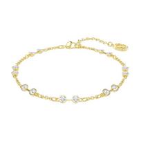 Swarovski Individualus Dizainas Sėkmės Imituoto Krištolo Apyrankė Unisex Apyrankė Auksinė 5734677 Box (Random Color)