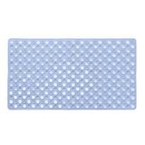Bath Tub Mat Suction Cup Mat Non-Slip Bathtub Bath Shower Rug with Drain Holes Machine Washable S dangaus mėlyna spalva