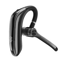 Belaidės pakabinamos ausies „Bluetooth“ ausinės, itin ilgaamžės, triukšmo mažinimo, kaulų laidumo, verslo, į ausį įdedamos, vienos ausies, ausinės juoda
