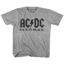 ACDC Back in Black Album Cover T Shirt Music Rock Band Boys Girl Youth S