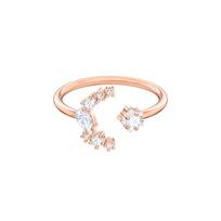 Swarovski Penélope Cruz Moonsun Žvaigždės ir Mėnulio Atviras Rožinio Aukso Žiedas Moteriškas žiedas 5486803 Box (Random Color),60