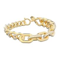 Swarovski madinga avangardinė moteriška apyrankė, auksinė 5641318 S