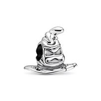 Pandora Harry Potter namų skrybėlės pakabukas Unisex Aksesuarai Sidabrinis 799124C00 Pendant+Plain Chain