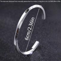 Titanium Mobius Stainless Steel Bracelet for Women - High-End Fashion Jewelry for Couples sidabras