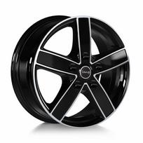 Ratlankis AVUS AC-V51 R17x7 5x118 ET 45 CB 71.1 (Black Polished) (1075 kg)